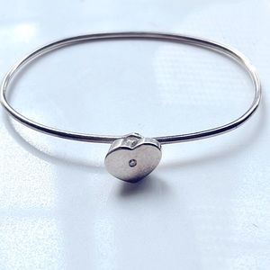 Tiffany and Co Paloma Picasso sterling silver and diamond bangle